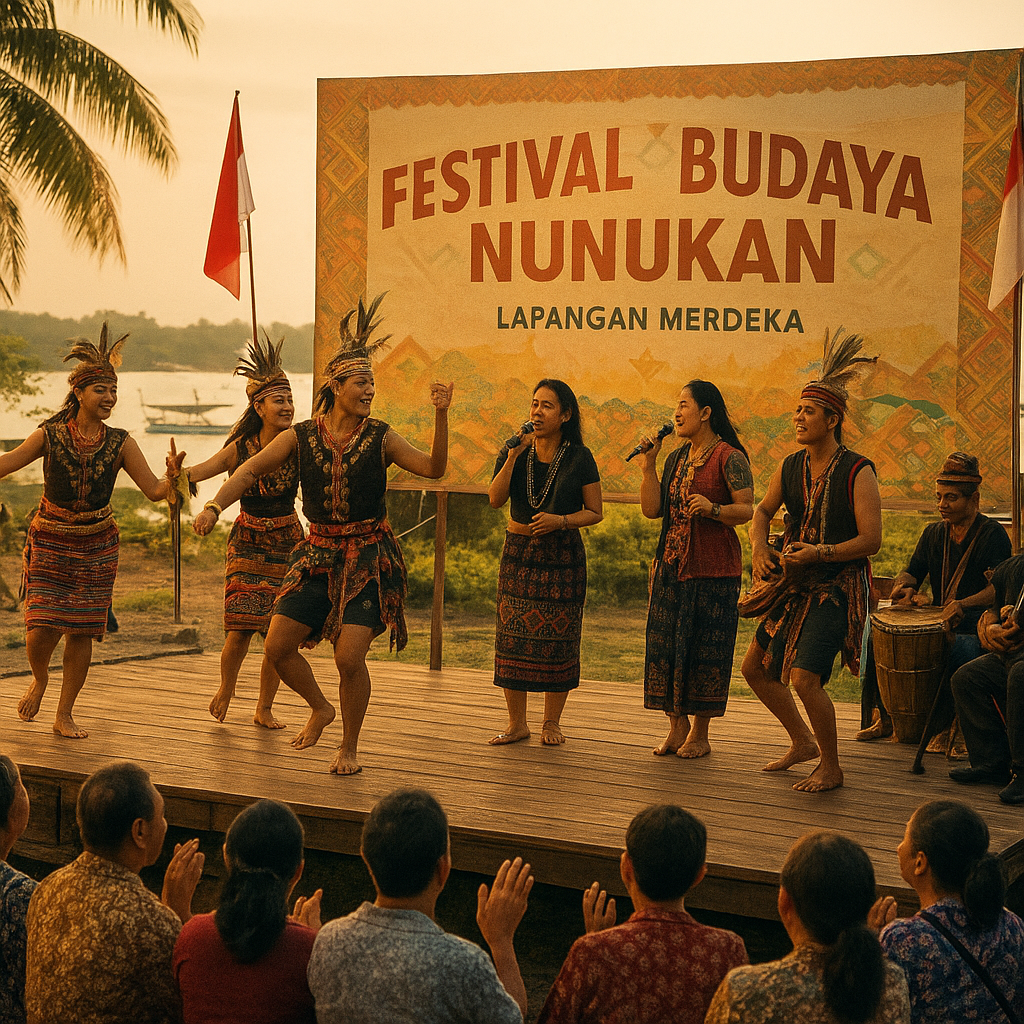 Festival Budaya di Nunukan: Meriahkan Perbatasan dengan Tarian dan Lagu Daerah