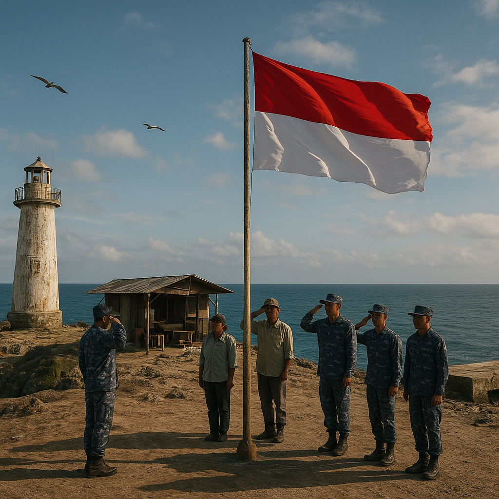 Upacara Bendera di Pulau Rondo: Bendera Berkibar di Titik Terbarat Lautan