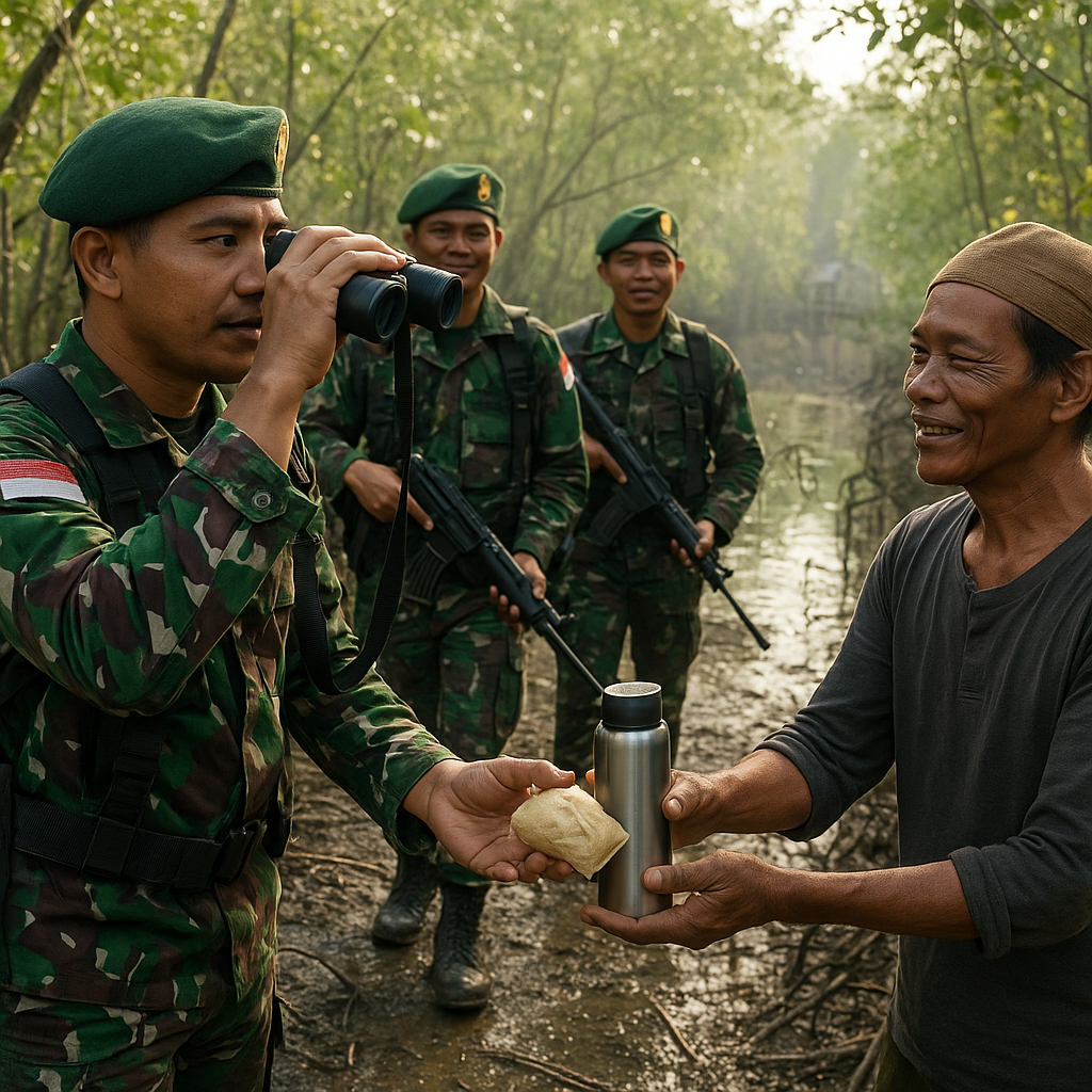 Menjaga Garis Batas di Sebatik: Patroli Harian di Hutan Bakau