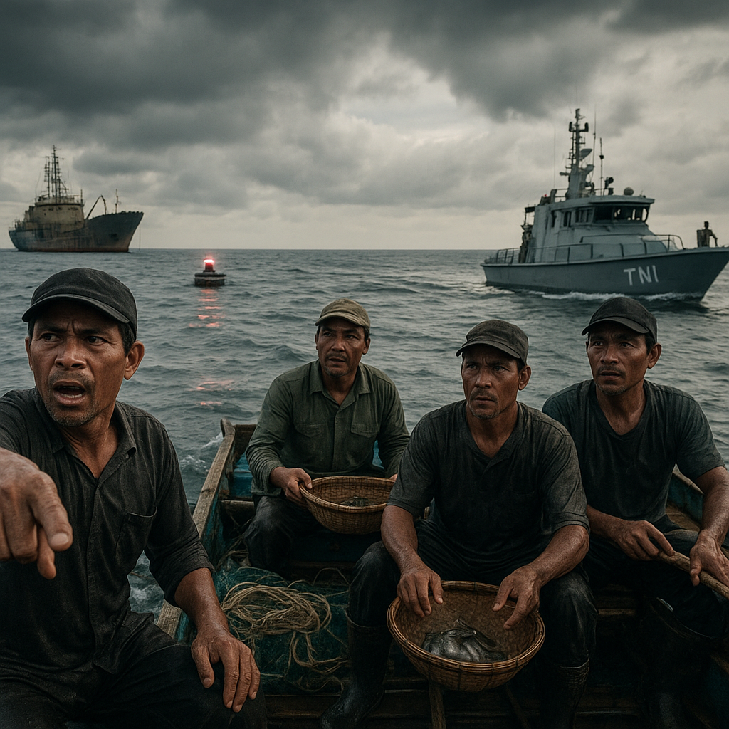 Nelayan Natuna Lirik Kapal Asing di Laut Terdepan, Alarm Keamanan Berbunyi