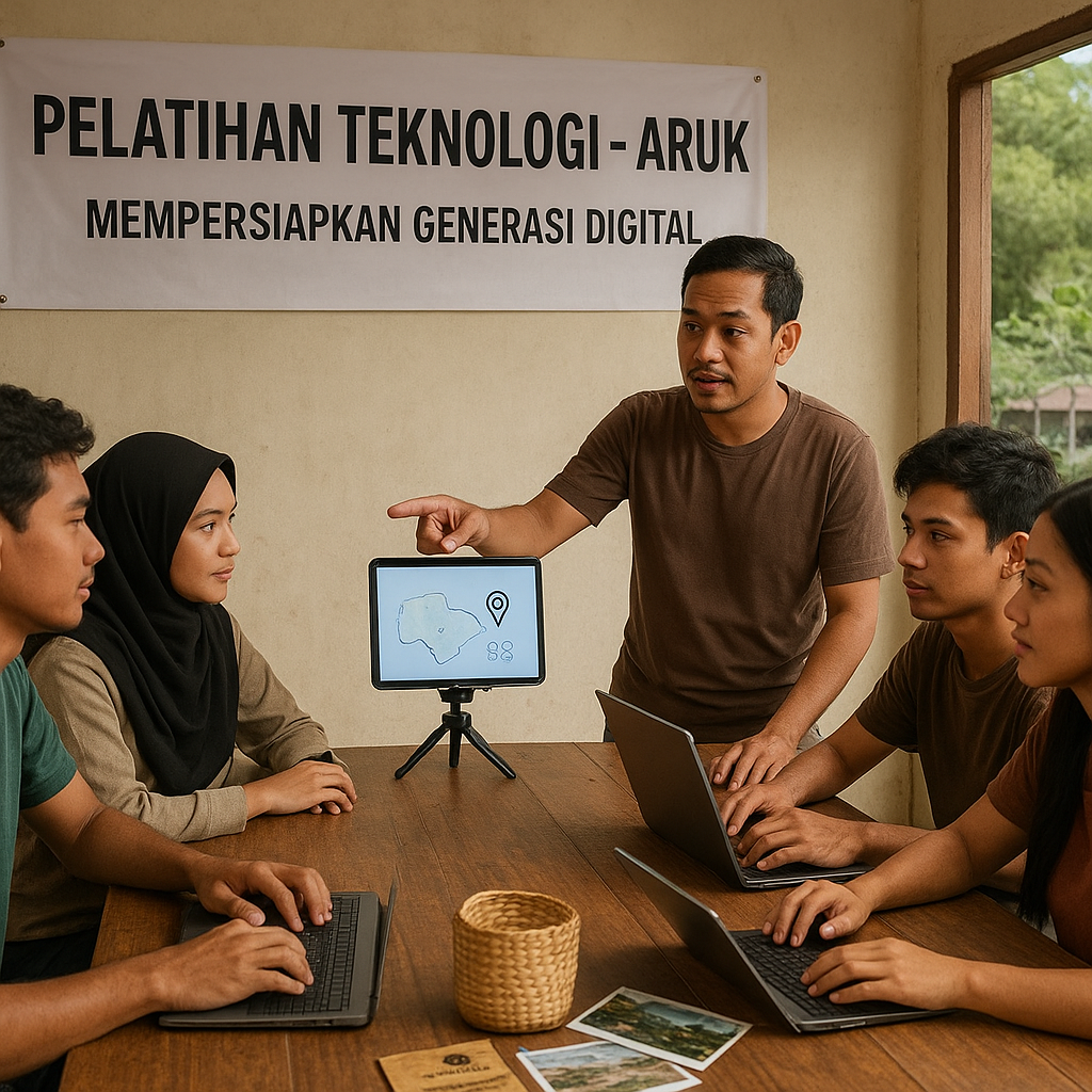 Pemuda Perbatasan Aruk Ikut Pelatihan Teknologi: Mempersiapkan Generasi Digital di Garis Depan