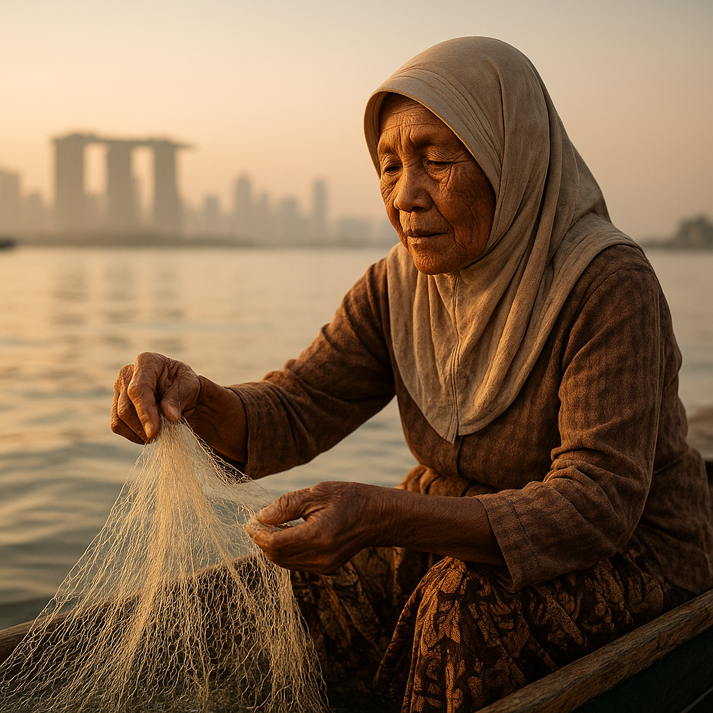 Life at the Edge: Dokumentasi Fotografi Kehidupan Warga di Pulau Nipa, Perbatasan Singapura
