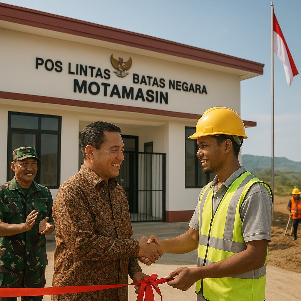 Renovasi Pos Lintas Batas Negara (PLBN) Motamasin: Meningkatkan Layanan di Perbatasan Timor Leste