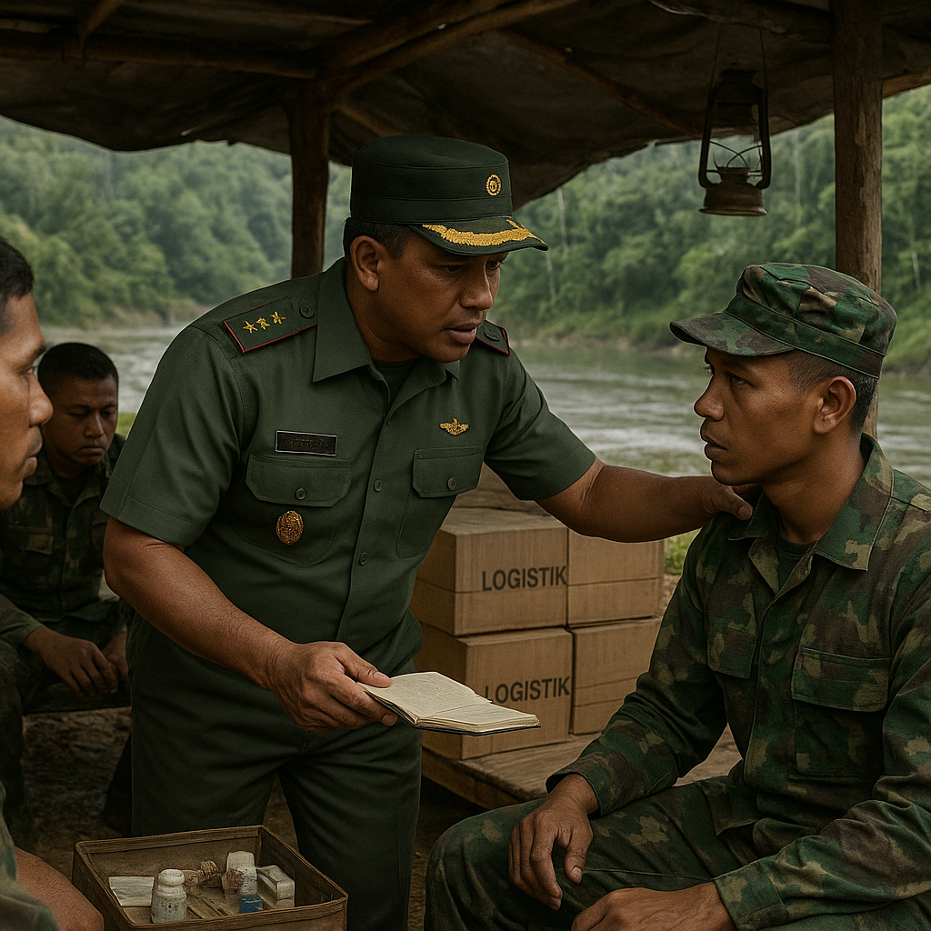 Pangdam Cenderawasih Kunjungi Pos Terdepan di Muara, Langsung Cek Kondisi Logistik dan Moril Prajurit
