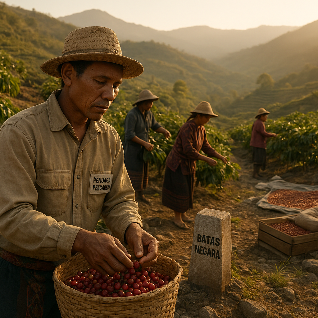 Petani Kopi di Perbukitan Perbatasan Timor Leste: Hasilkan Biji Ekspor dari Lahan Tepian Negara