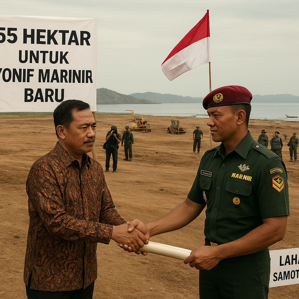 55 Hektar untuk Pertahanan: Lahan Hibah Sumbawa untuk Markas Yonif Marinir Baru