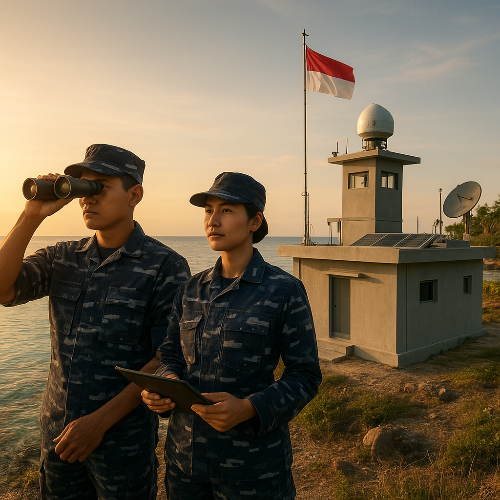 TNI AL Bangun Pos Pantau Baru di Pulau Miangas, Mata di Ujung Terluar NKRI