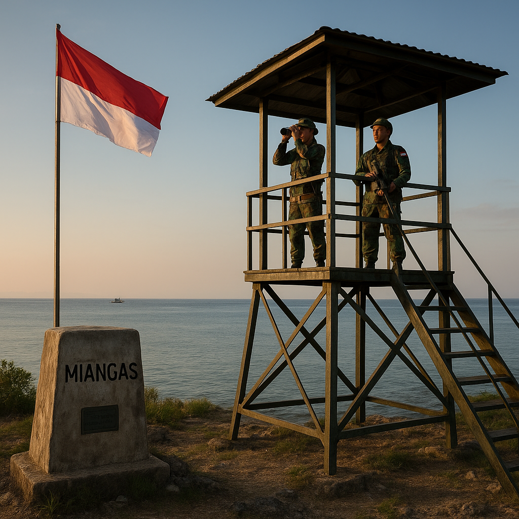 Gardu Pandang TNI di Pulau Miangas: Mata dan Telinga di Titik Terluar Utara Indonesia