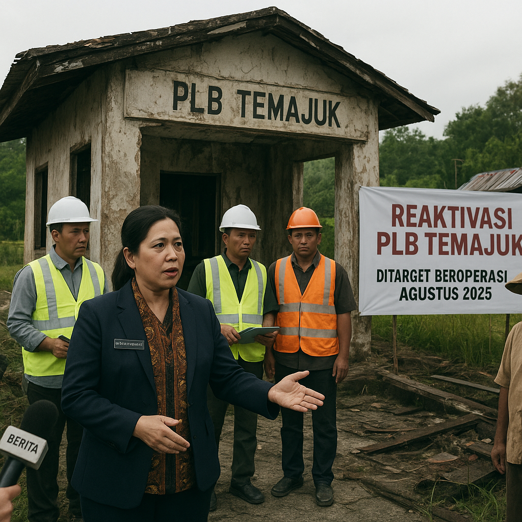 Gubernur Ria Norsan Tinjau Kesiapan Reaktivasi PLB Temajuk, Ditarget Beroperasi Agustus 2026