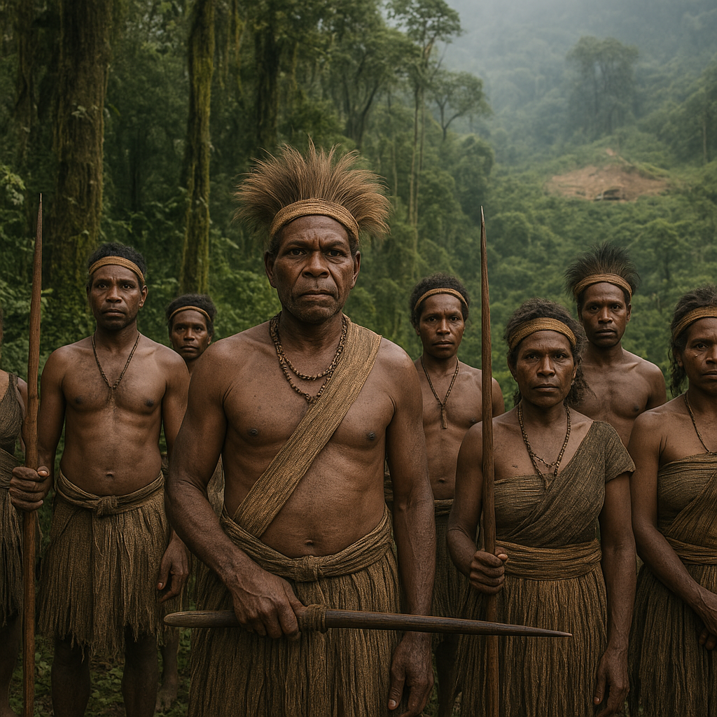 Suku di Perbatasan Papua Nugini Tolak Tambang Ilegal, Jaga Hutan Adat sebagai Benteng Terakhir