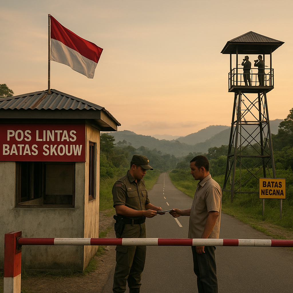 Mengintai dari Pos Lintas Batas Skouw, Detak Jantung NKRI di Perbatasan PNG