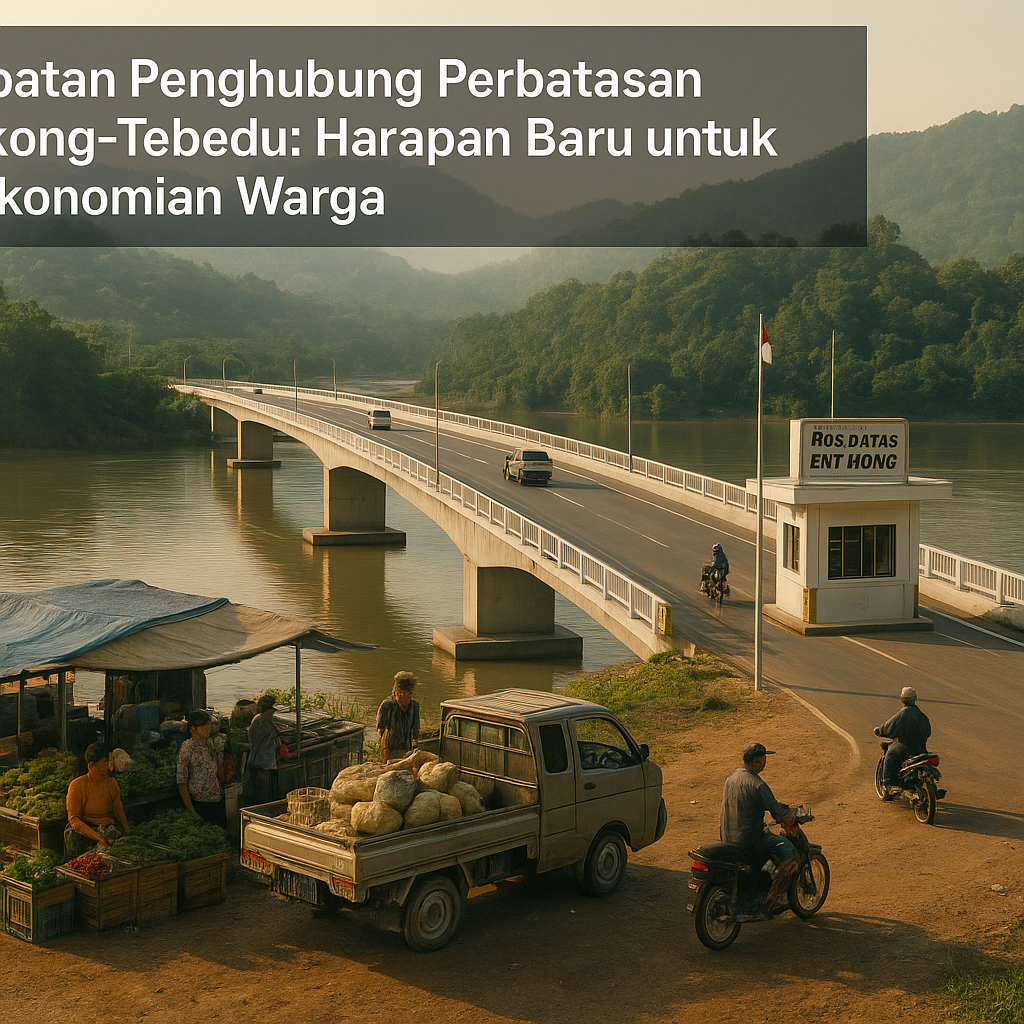Jembatan Penghubung Perbatasan Entikong-Tebedu: Harapan Baru untuk Perekonomian Warga