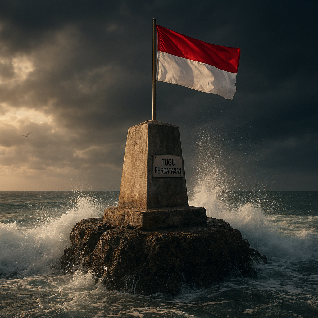 Tugu Perbatasan di Pulau Fani: Monumen Kecil di Tengah Samudera Pasifik