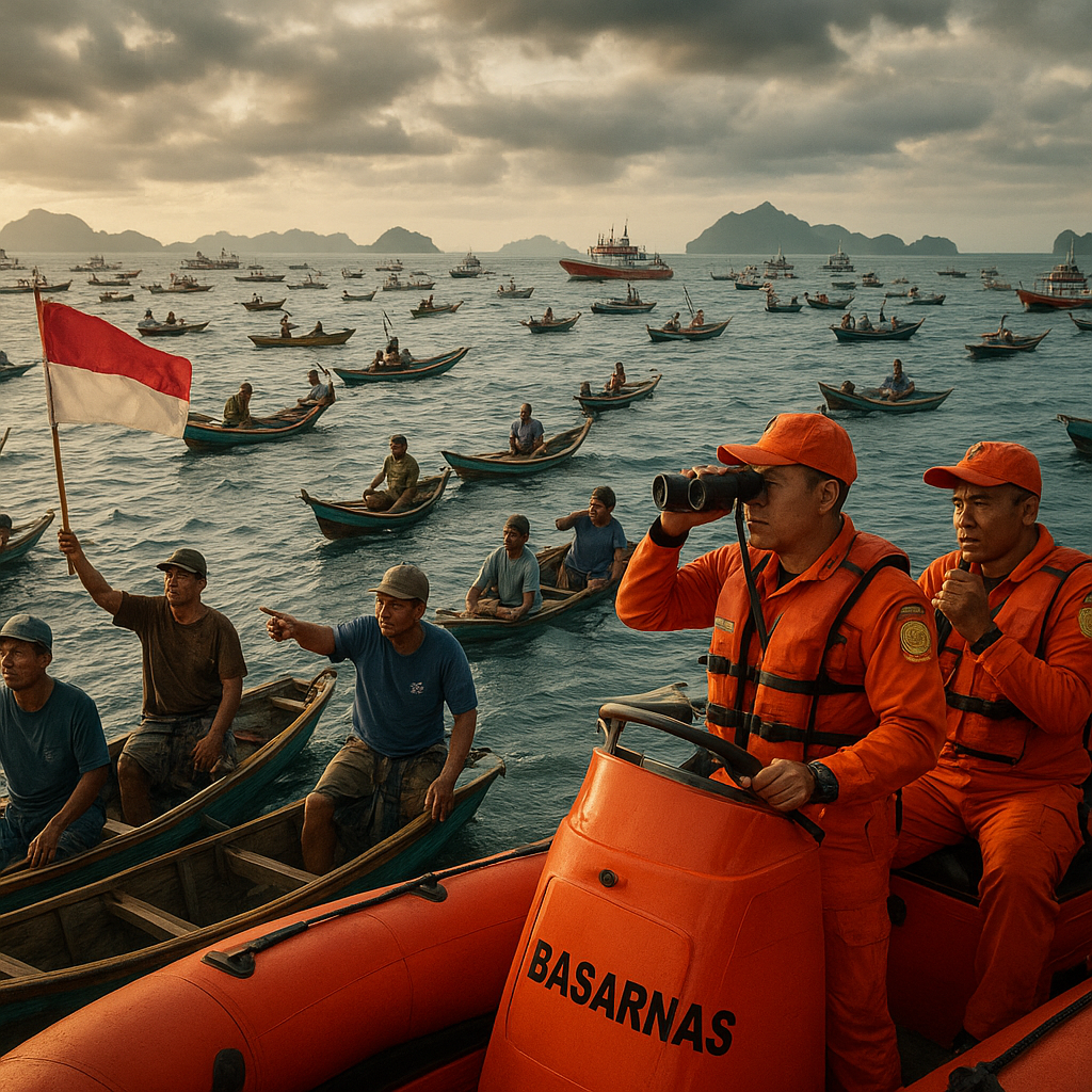 SAR Natuna Intensifkan Pencarian Nelayan Hilang, Dukungan Masyarakat Jadi Kekuatan Utama
