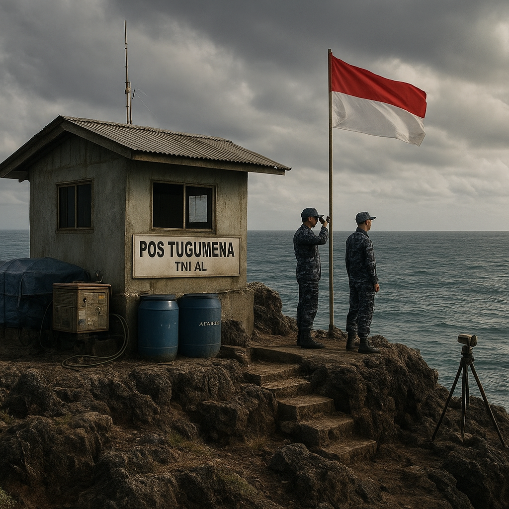 Foto: Pos Tugumena, Garda Terdepan yang Menghadap Laut Arafura