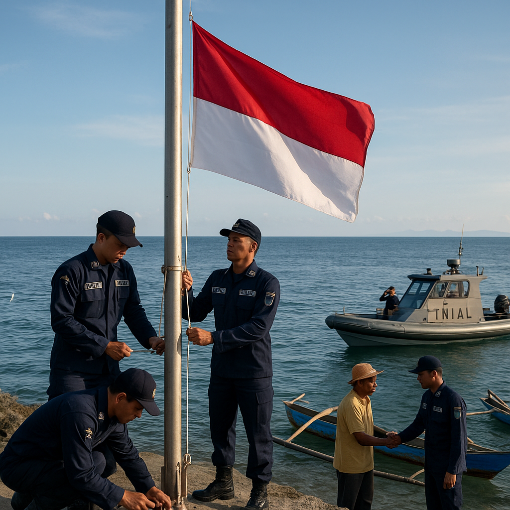 Patroli Harian di Pulau Miangas: Menjaga Tiang Bendera di Ujung Utara NKRI