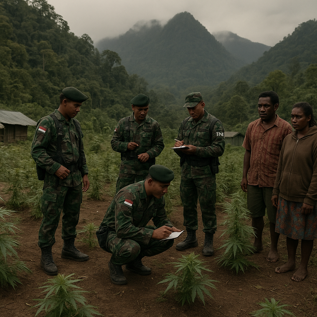 Ladang Ganja di Pedalaman Papua dan Keterkaitannya dengan Pihak Asing