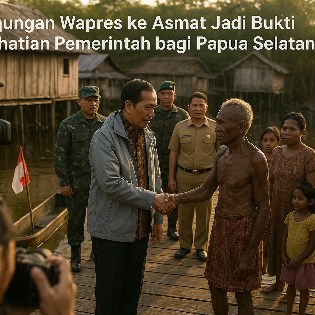 Kunjungan Wapres ke Asmat Jadi Bukti Perhatian Pemerintah bagi Papua Selatan
