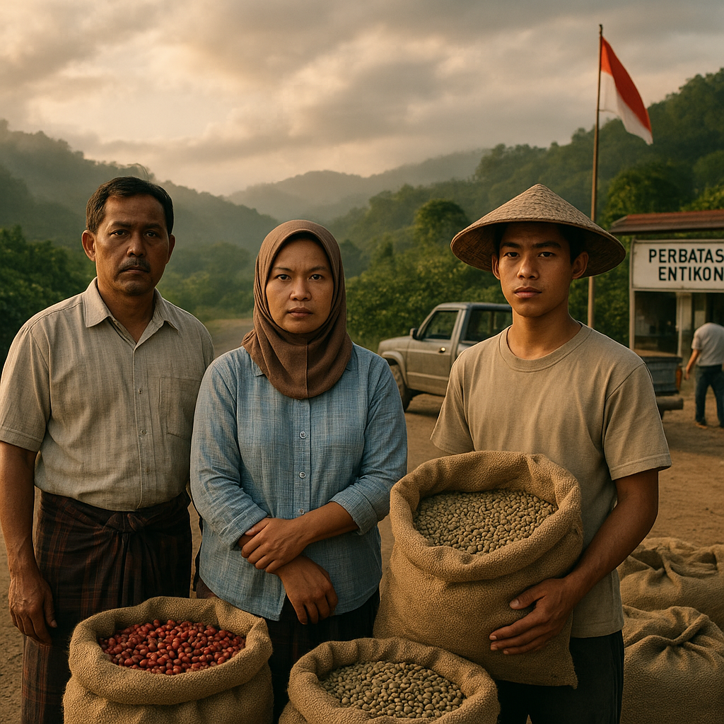 Petani Kopi Perbatasan Entikong: Bijih Kami Harus Menembus Pasar Nasional