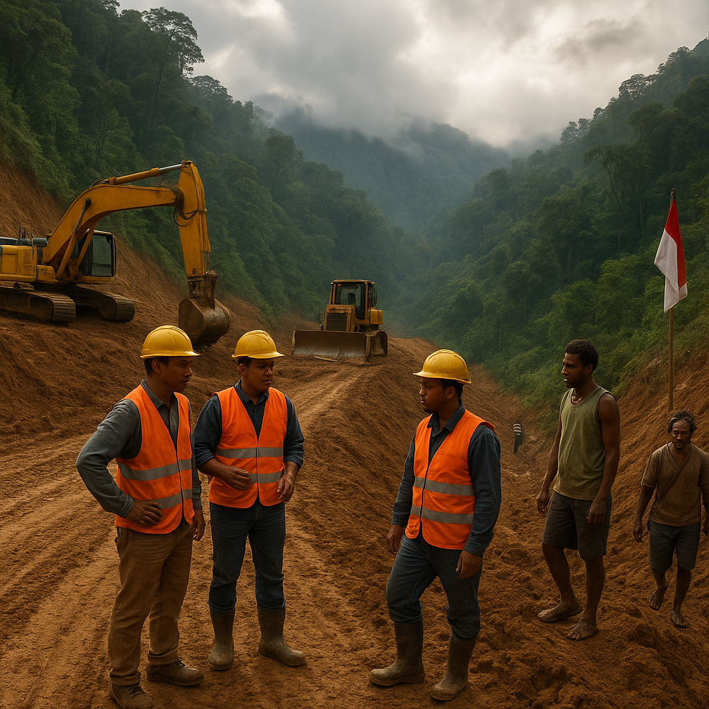 Pembangunan Jalan Perbatasan di Papua: Harapan dan Tantangan di Medan Terjal
