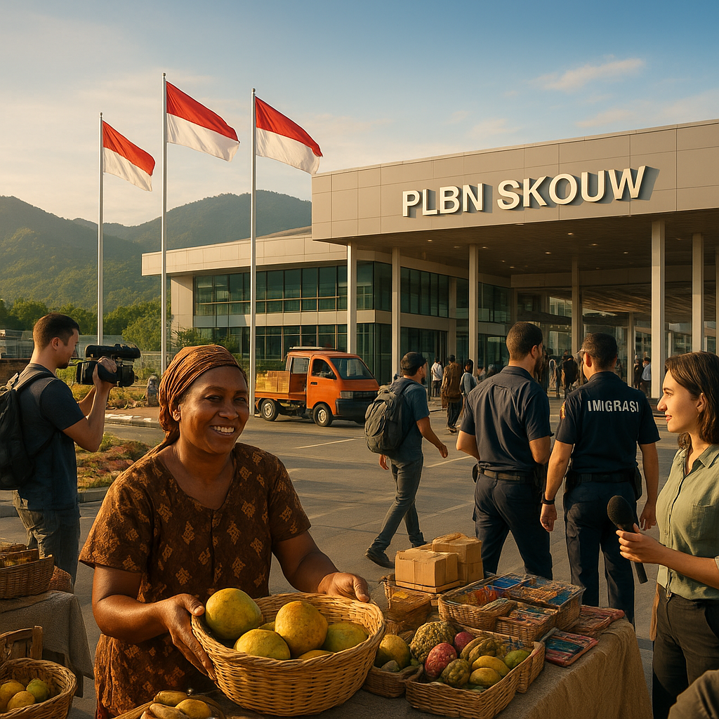 Dua Tahun Beroperasi, PLBN Skouw di Papua Jadi Simbol Pemersatu dan Penggerak Ekonomi