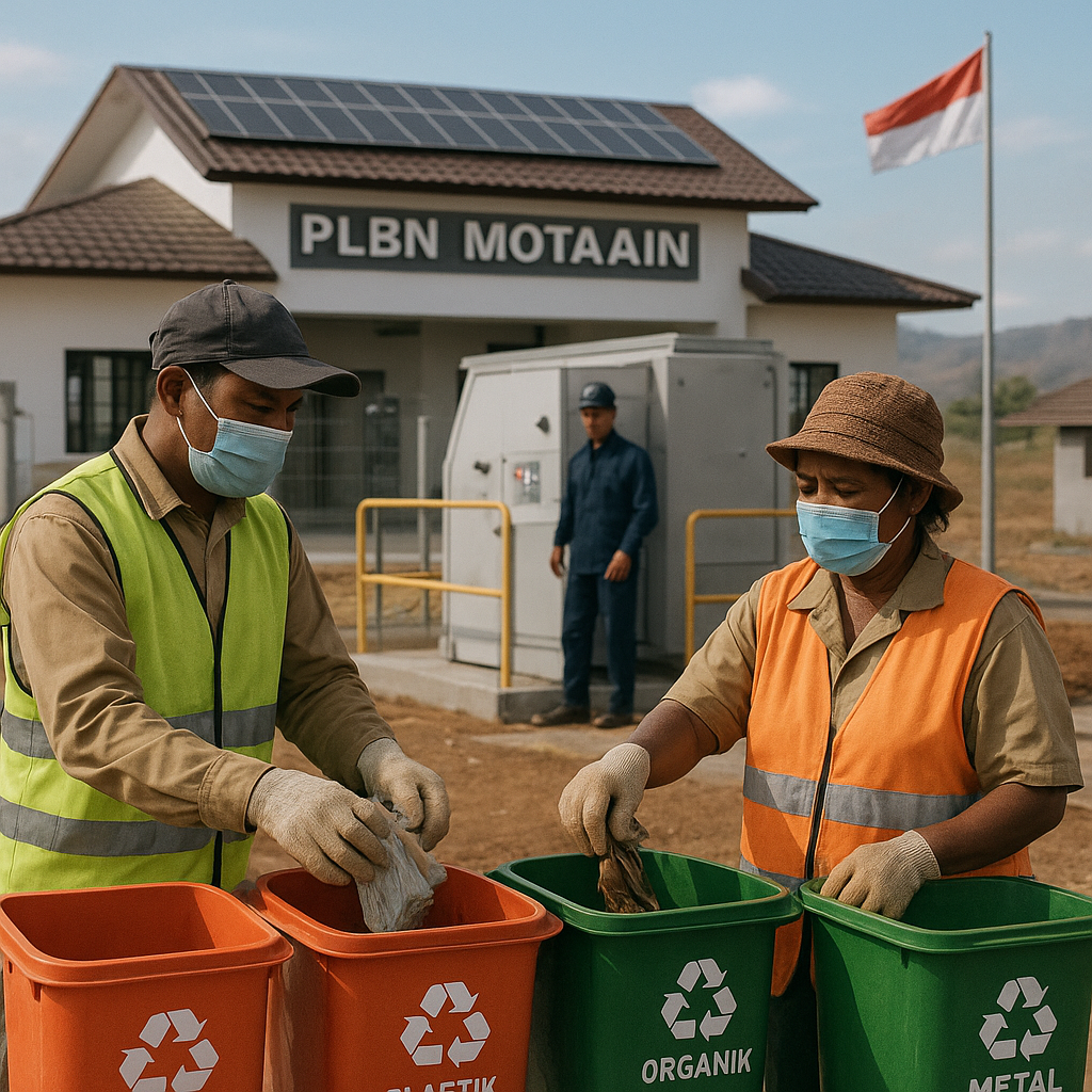 PLBN Motaain di NTT Kini Dilengkapi Fasilitas Pengolahan Sampah Modern