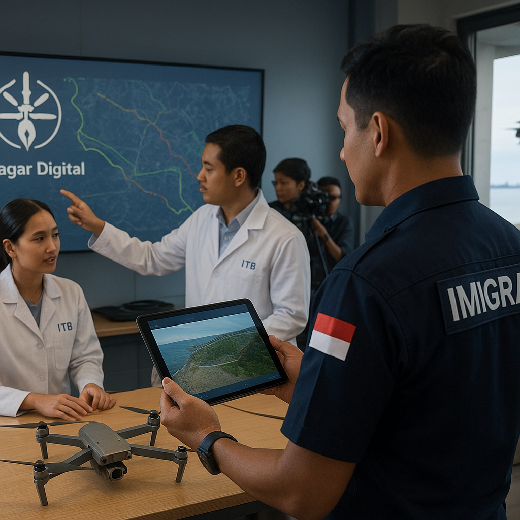 Sinergi Imigrasi dan ITB Inisiasi 'Pagar Digital', Patroli Drone untuk Pengawasan Perbatasan