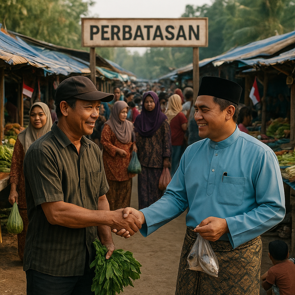 Pasar Silam: Tempat Bertemu Dua Negeri di Perbatasan Kalimantan