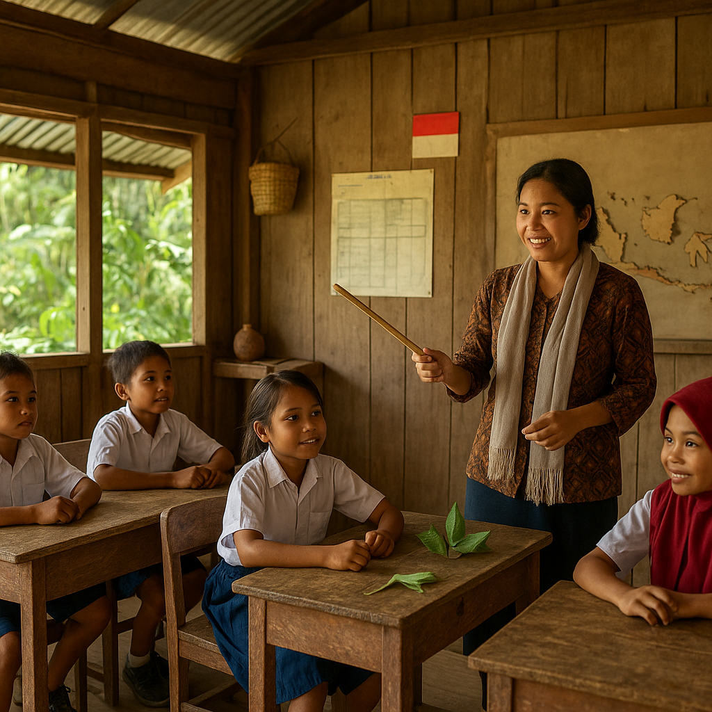 Kelas di Garis Batas: Semangat Guru dan Siswa di SD Perbatasan Long Bawan, Kalimantan Utara