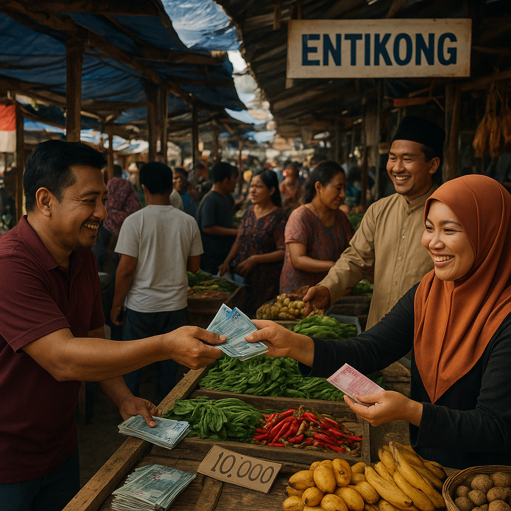 Pasar Senggol Perbatasan: Di Mana Rupiah Bertemu Ringgit dalam Senyum