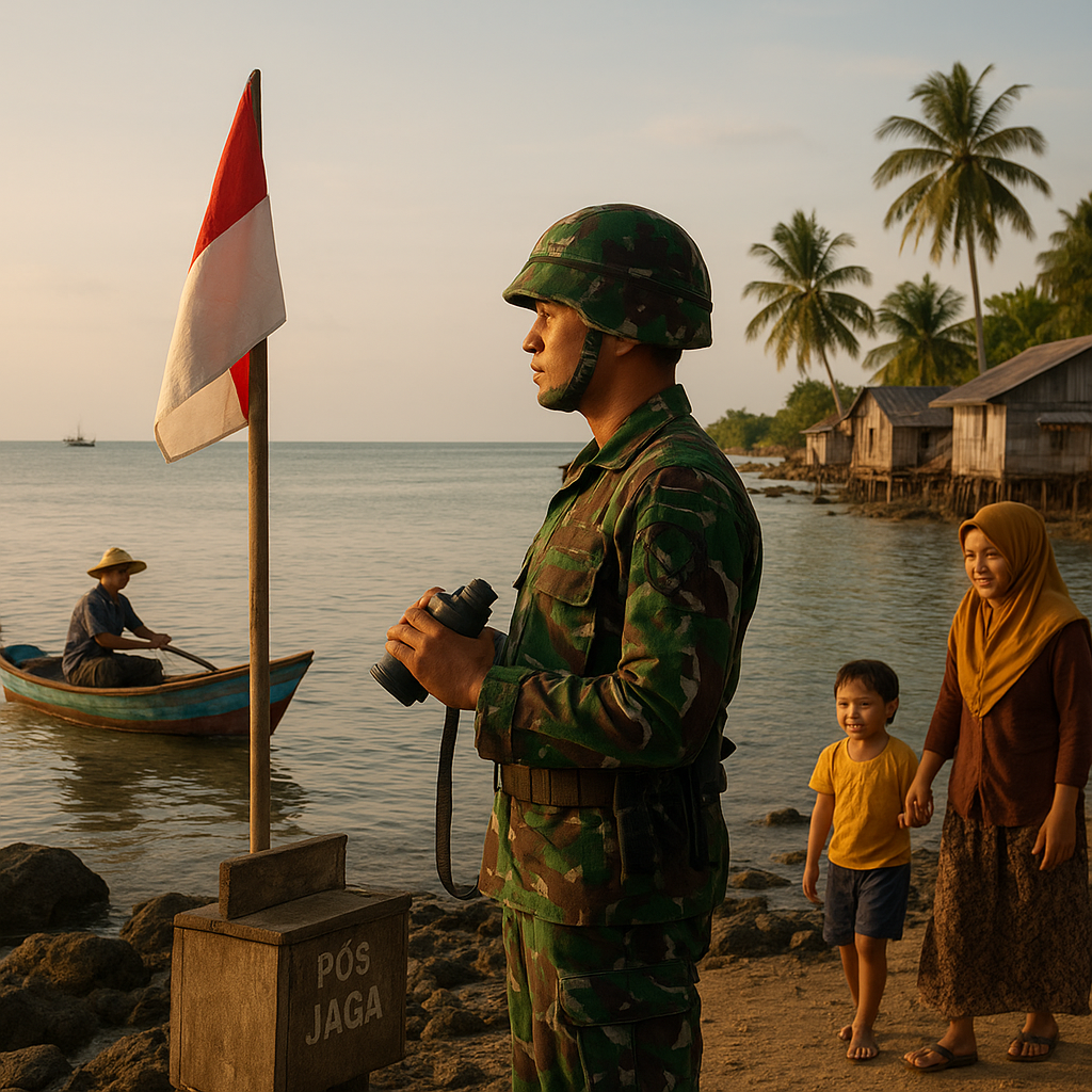 Pelindung di Ujung Negeri: Kisah Prajurit TNI yang Berjaga di Pulau Terluar Natuna