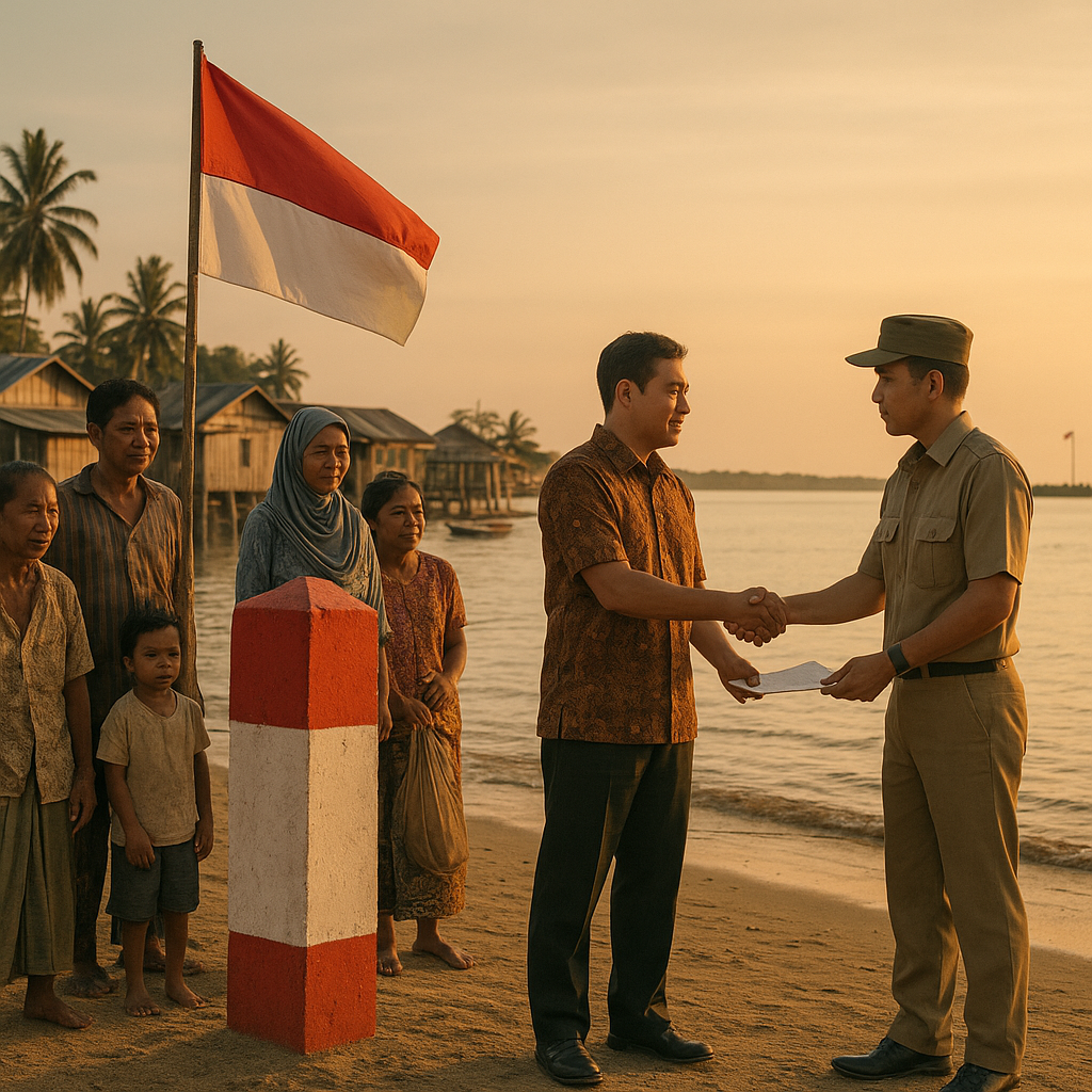 Indonesia Peroleh Tambahan Wilayah 127 Hektare di Pulau Sebatik