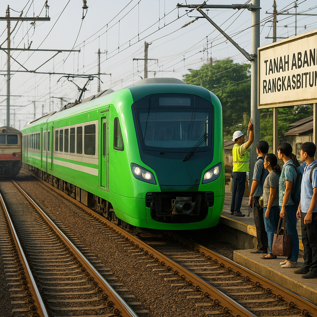 Menhub: Elektrifikasi Green Line Tanah Abang-Rangkasbitung Kelar 2027