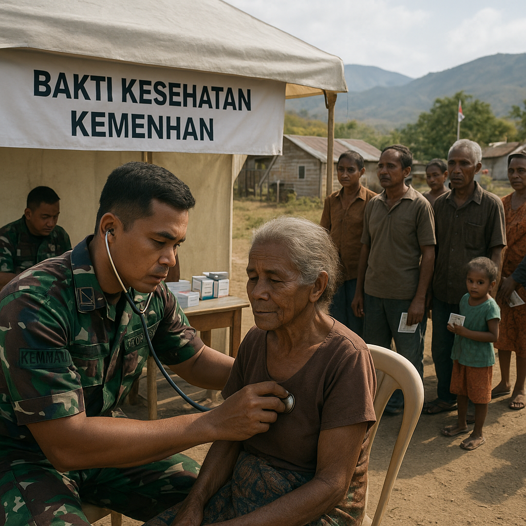 Kemhan Perkuat Layanan Kesehatan di Perbatasan Napan, 232 Warga TTU Dapat Pengobatan Gratis