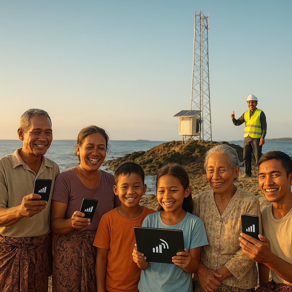 Pembangunan Menara Sinyal di Pulau Miangas: Suara dari Ujung Utara yang Kini Terdengar