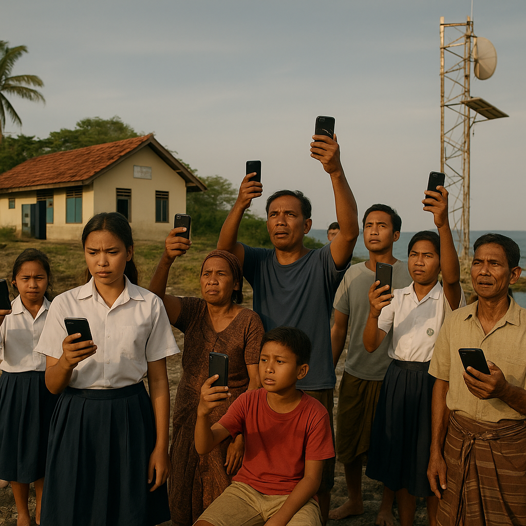 Akses Internet di Pulau Terluar: Jaringan 4G yang Kadang Hilang, Kadang Muncul
