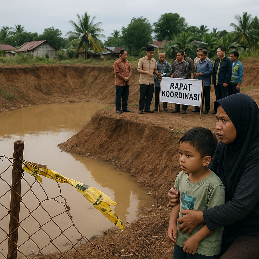 Kolam Bekas Tambang Membayangi Kampung Pelita: Potret Bahaya di Sambutan Samarinda