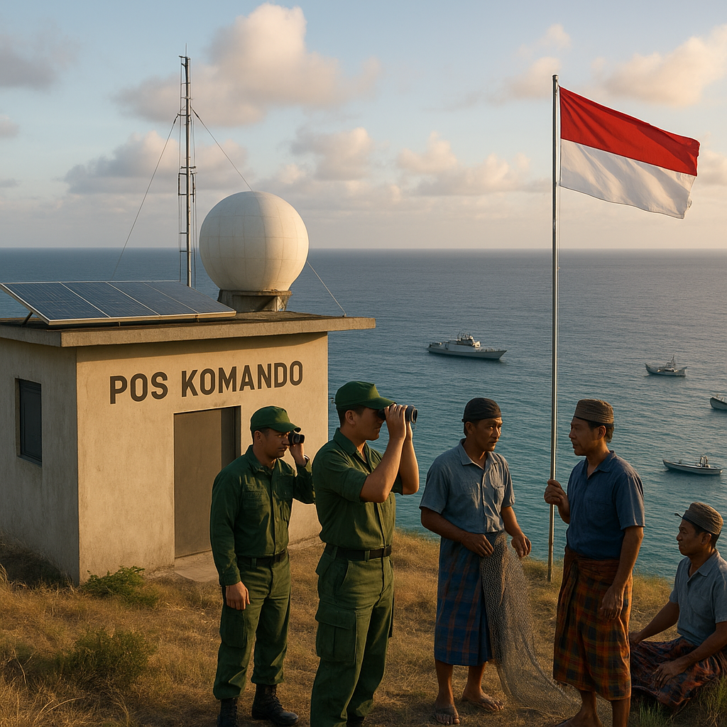Pos Komando TNI di Pulau Rote, Garda Terdepan Pengawasan Laut Lepas