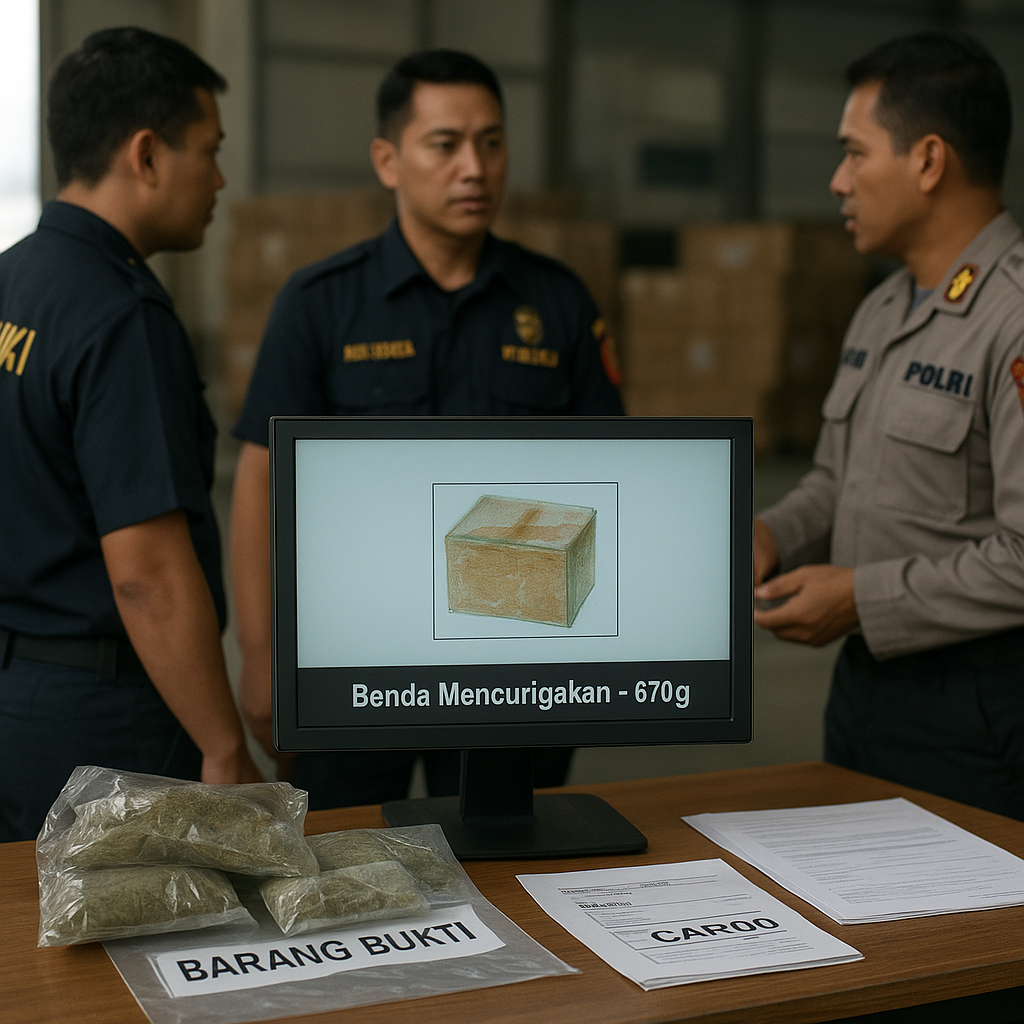 Ganja 670 Gram Digagalkan di Bandara Sentani, Diduga Modus Dana Logistics OPM