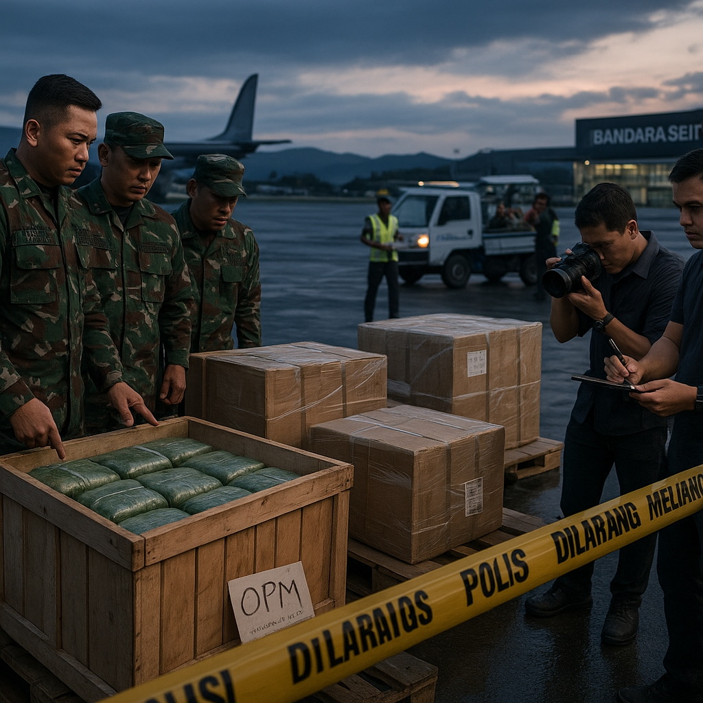 Pangkogabwilhan III: Penyelundupan Ganja di Bandara Sentani Modus Logistic Funding OPM