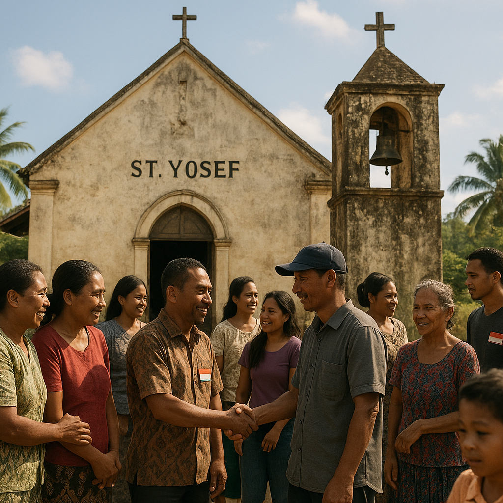 Suara Miring Lonceng Gereja Tua di Motaain: Simbol Persaudaraan di Perbatasan RI-RDTL