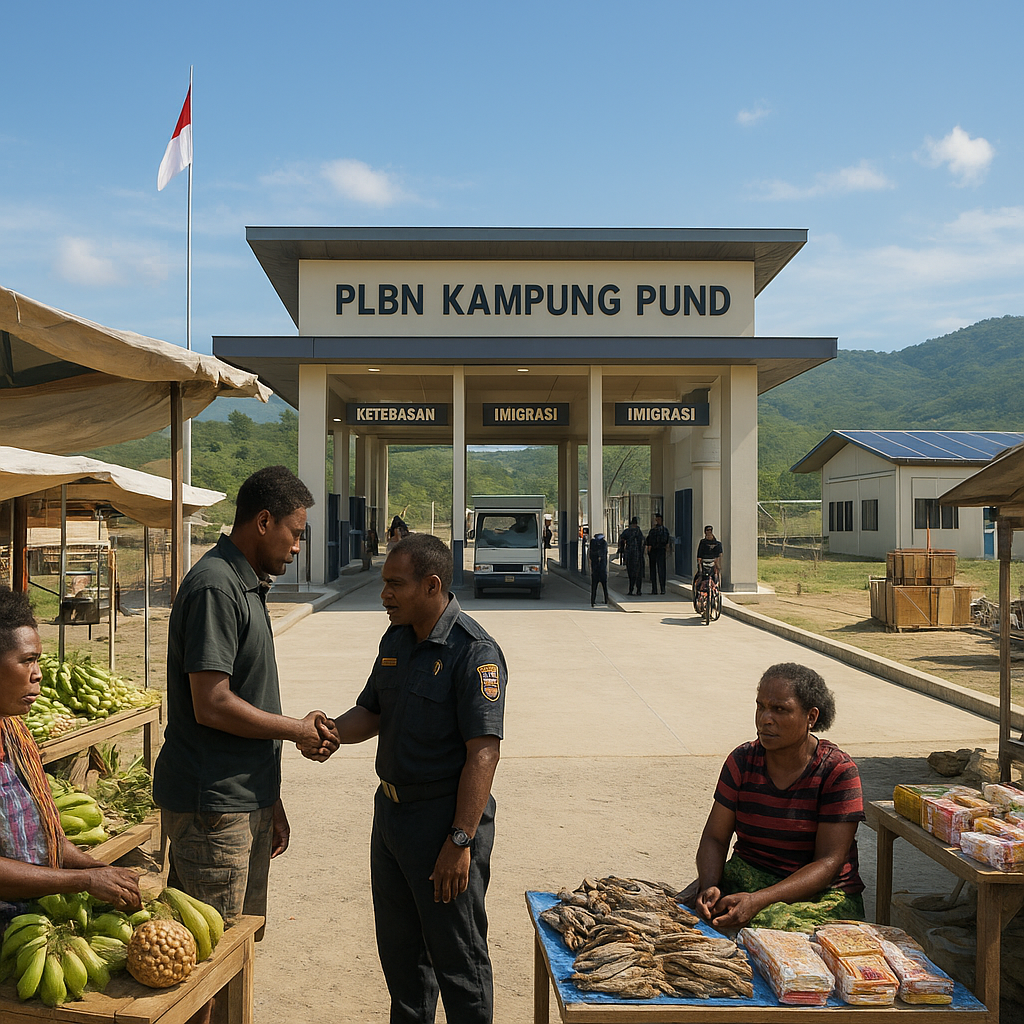 PLBN Kampung Pund Disiapkan Jadi Jantung Ekonomi Baru di Tapal Batas RI-PNG