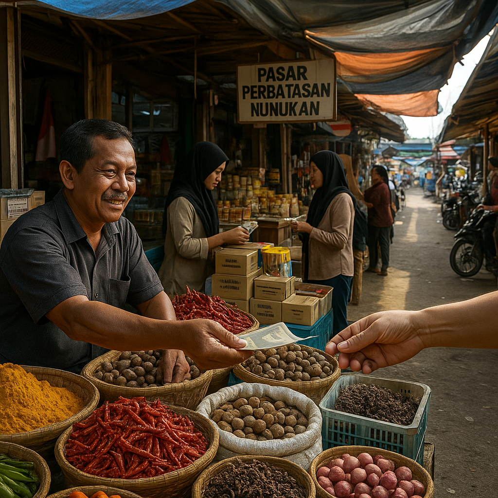 Pasar Perbatasan Nunukan: Dari Rempah hingga Barang Malaysia, Simbol Ekonomi yang Hidup