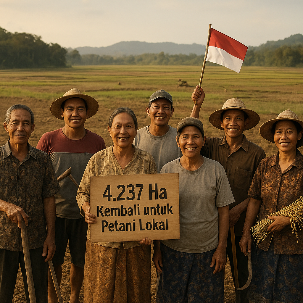 Harapan Petani Perbatasan Nunukan Usai Perjuangkan 4.237 Hektar Lahan dari Cengkeraman Asing