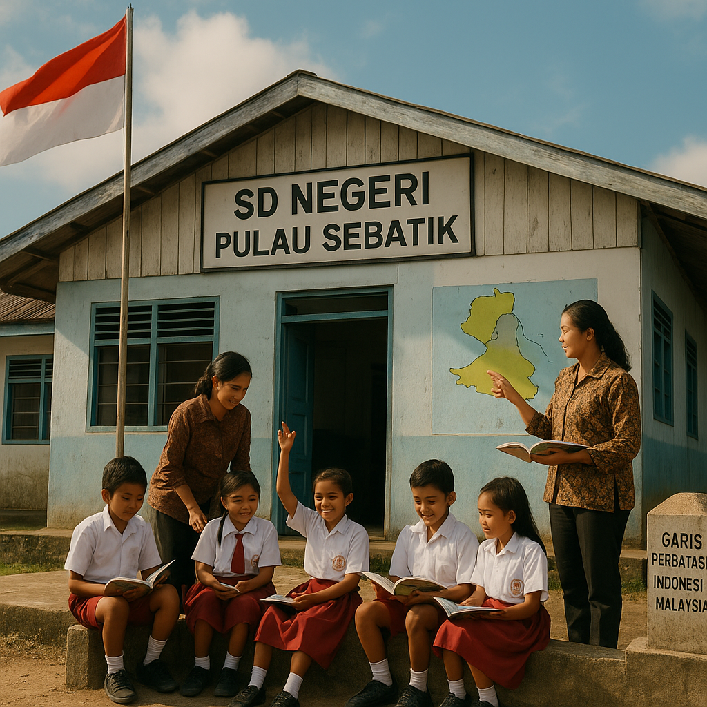 Sekolah Dasar di Pulau Sebatik: Pendidikan di Tengah Garis Batas