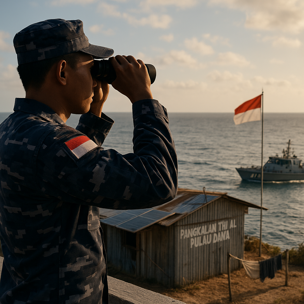 Pangkalan TNI AL di Pulau Dana: Mata yang Tak Berkedip Menjaga Laut Selatan NTT