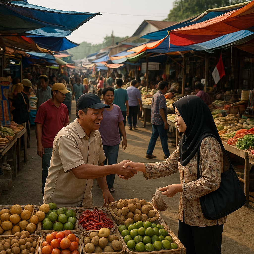 Pasar Senggang di Entikong: Pasar yang Menghubungkan Dua Negara