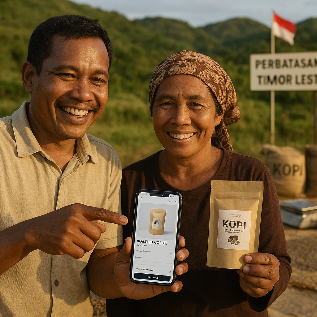 Petani Kopi di Perbatasan RI-Timor Leste Manfaatkan E-Commerce untuk Jualan