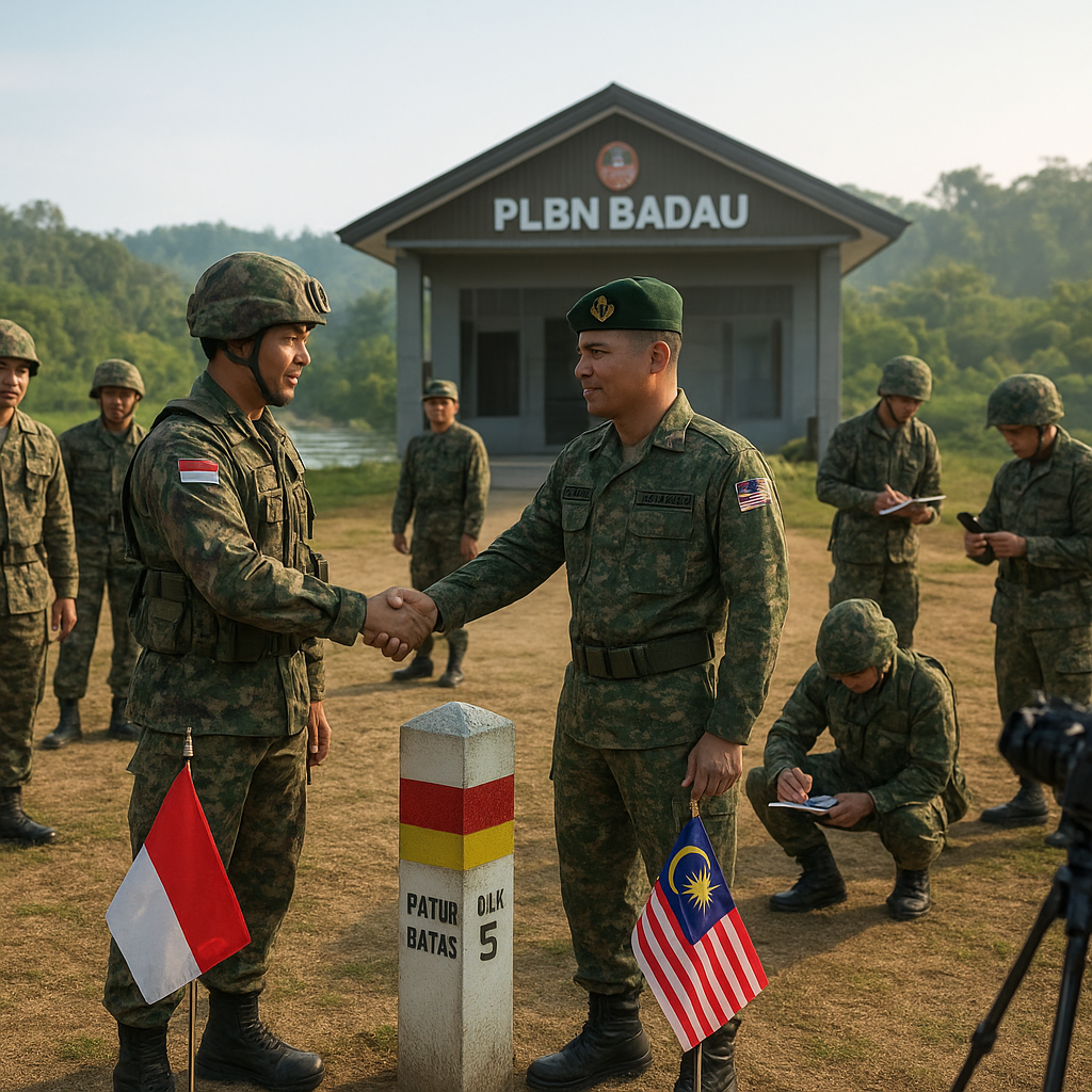 TNI AD dan TDM Resmi Luncurkan Patroli Terkoordinasi Seri 1 Tahun 2026 di PLBN Badau