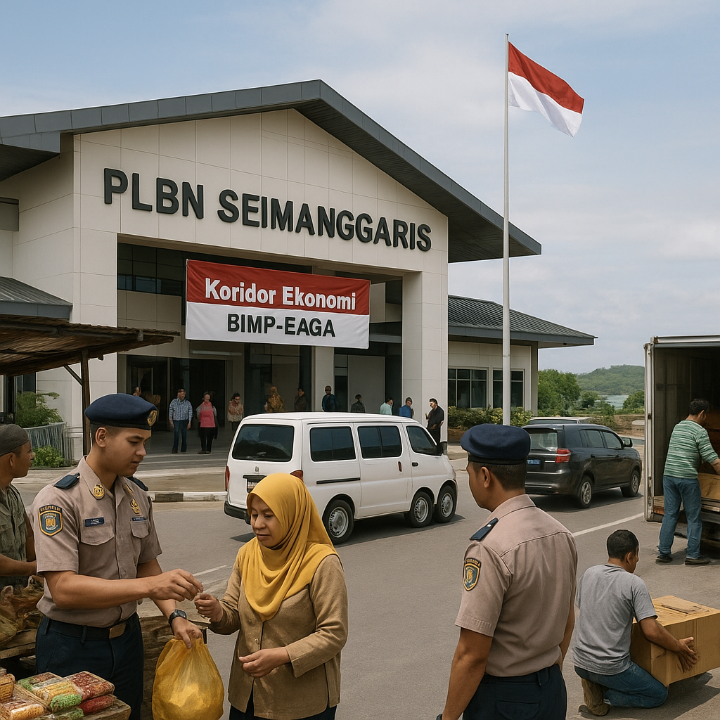 BNPP: PLBN Seimanggaris membuka akses ke Koridor Ekonomi BIMP-EAGA